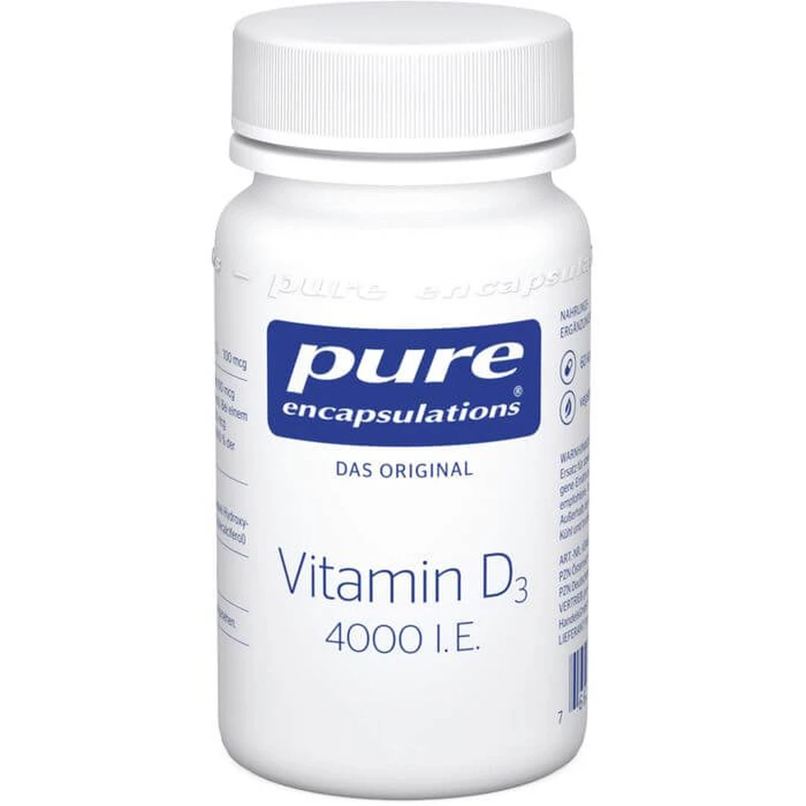 PURE ENCAPSULATIONS Vitamine D3 4000 I.U. Capsules 60 Capsules