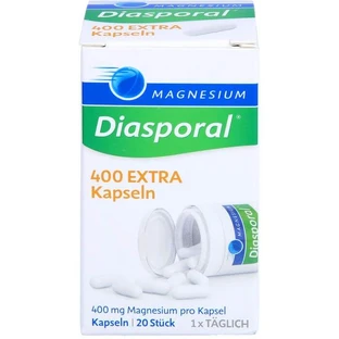 MAGNESIUM DIASPORAL 400 Extra Capsules 20 Capsules