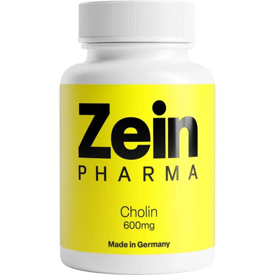 CHOLIN 600 mg pure from bitartrate veg. capsules 60 pcs.