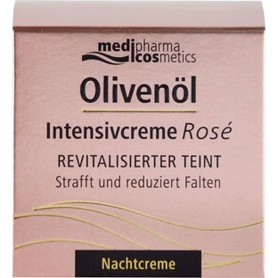 CRÈME INTENSIVE À L'HUILE D'OLIVE Crème de nuit à la rose 50 ml