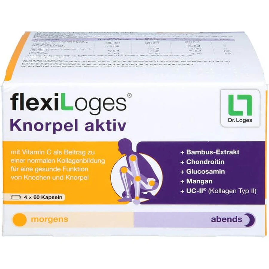 FLEXILOGES Cartilage Active Capsules 240 Capsules