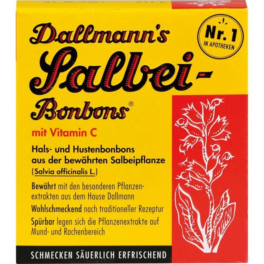 DALLMANN'S Sage Candies w.Vit.C. 20 St.