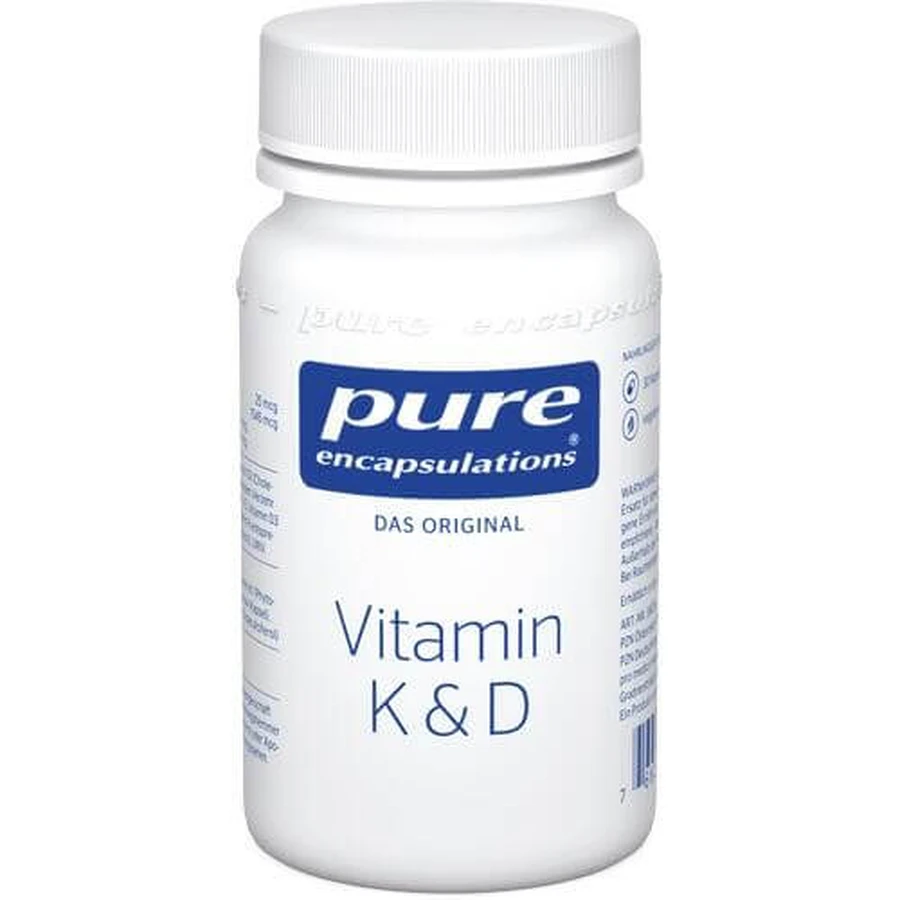 PURE ENCAPSULATIONS Vitamine K & D Capsules 30 Capsules