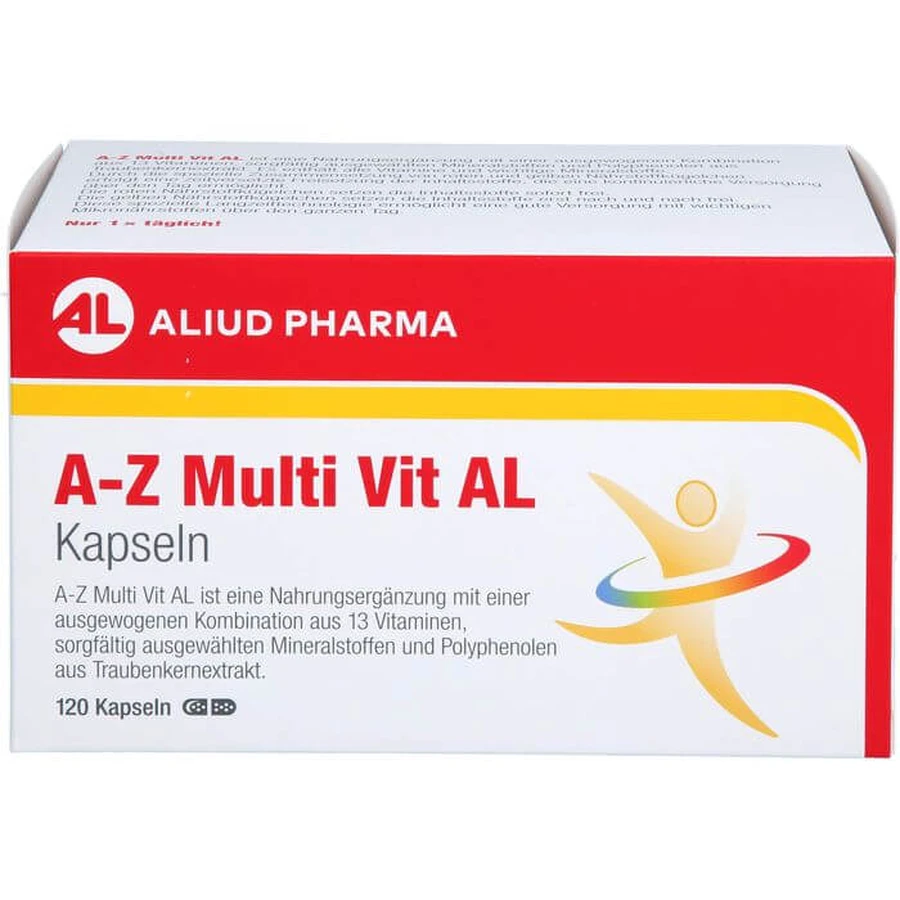 A-Z Multi Vit AL Cápsulas 120 Cápsulas