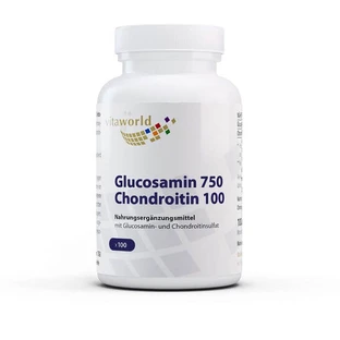 GLUCOSAMINA 750 mg+Condroitina 100 mg cápsulas 100 unid.