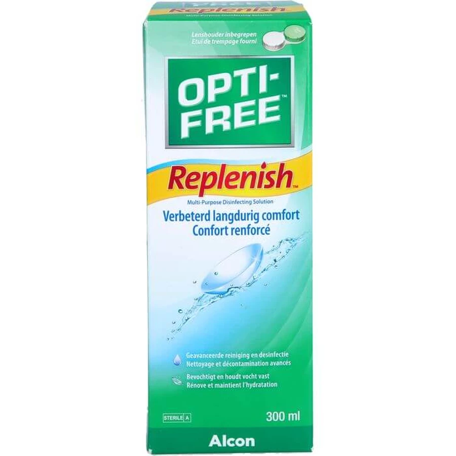 OPTI-FREE RepleniSH multifunctionele desinfecterende oplossing 300 ml