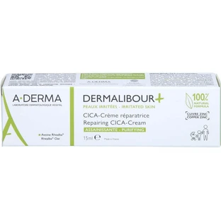 A-DERMA DERMALIBOUR+ CICA crème réparatrice 15 ml