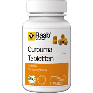 RAAB Vitalfood Curcuma Bio Tabletten 300 St.