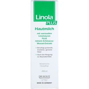 LINOLA plus leche para la piel 200 ml
