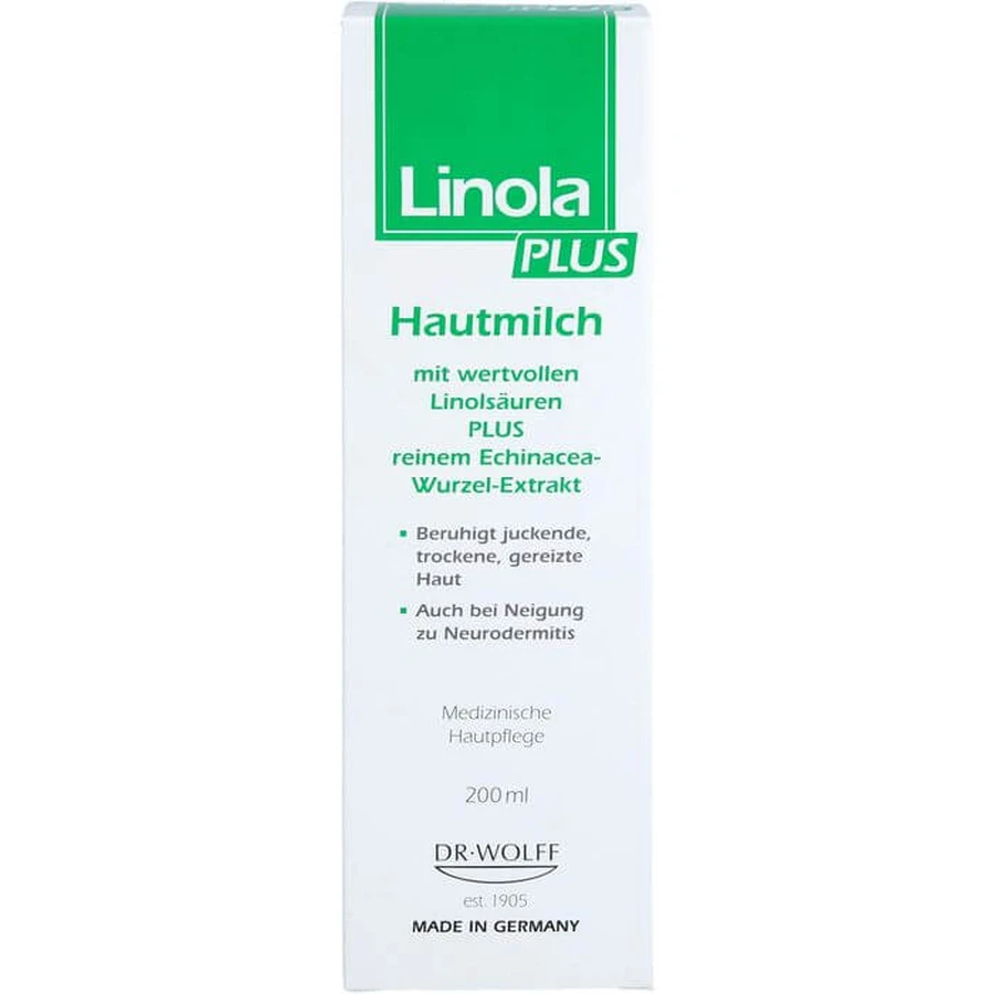 LINOLA plus leche para la piel 200 ml