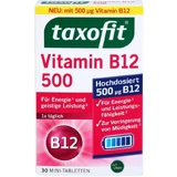 TAXOFIT Vitamine B12 500 minitabletten 30 stuks.