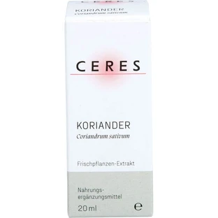 CERES Coriander Coriandrum sativum Extract Drops 20 ml