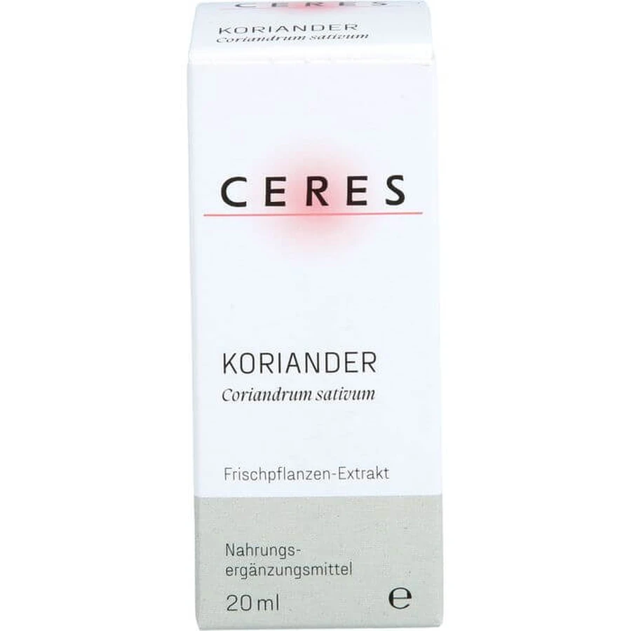 CERES Coriander Coriandrum sativum Extract Drops 20 ml
