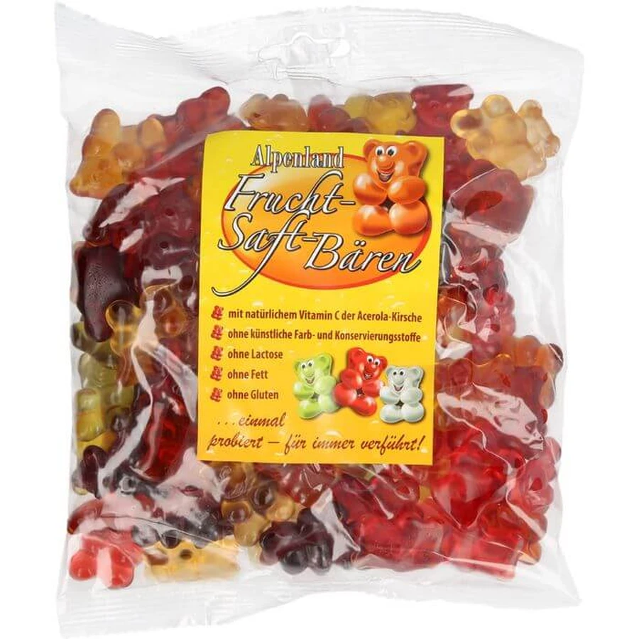 FRUIT VAPOR BEARS Alpenland large bears 500 g