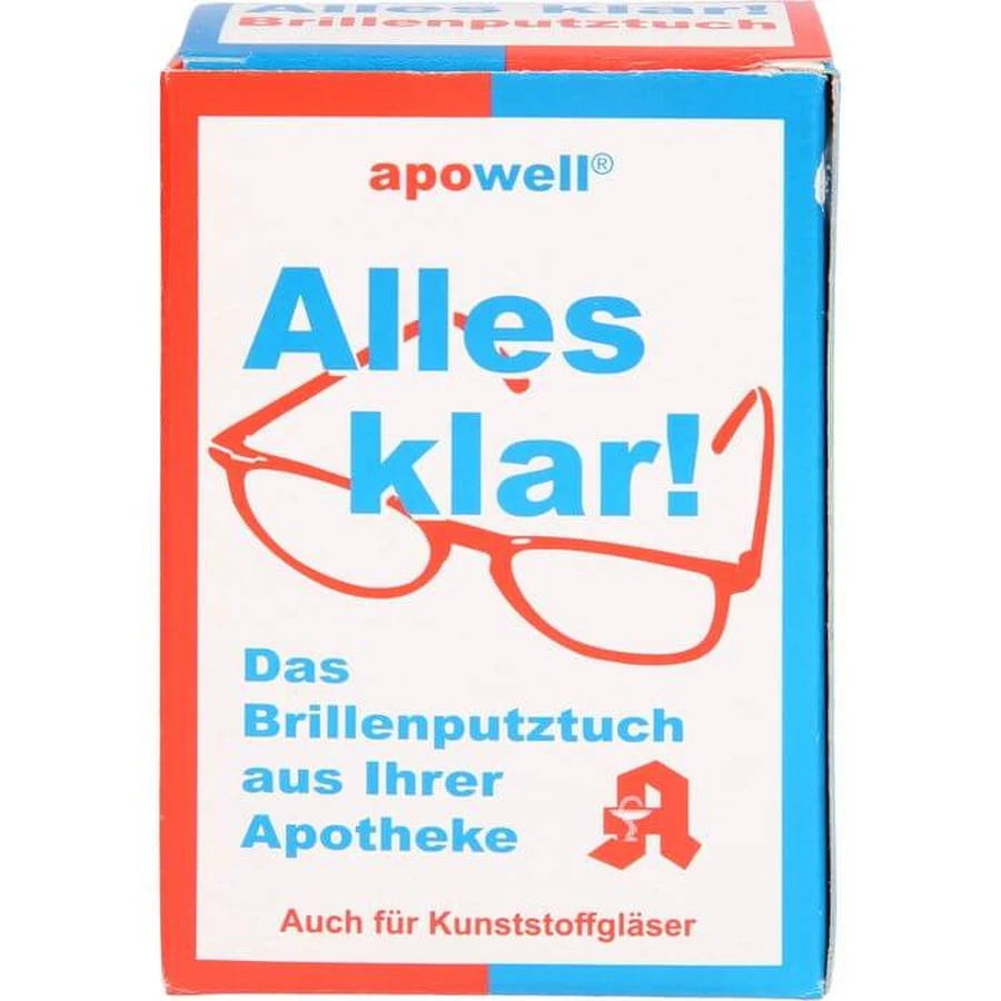 BRILLEN CLEANING WIPES All clear 10 pcs.