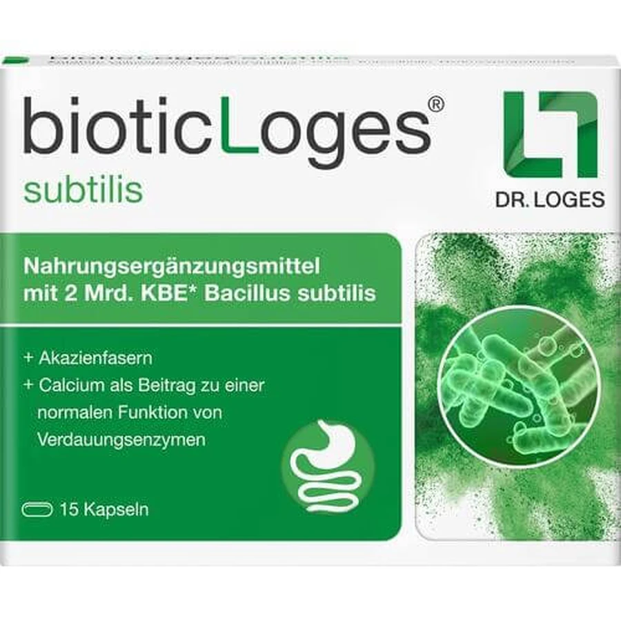 BIOTICLOGES subtilis capsules 15 st.