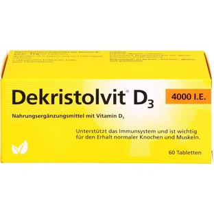 DEKRISTOLVIT D3 4000 I.E. Comprimidos 60 St.