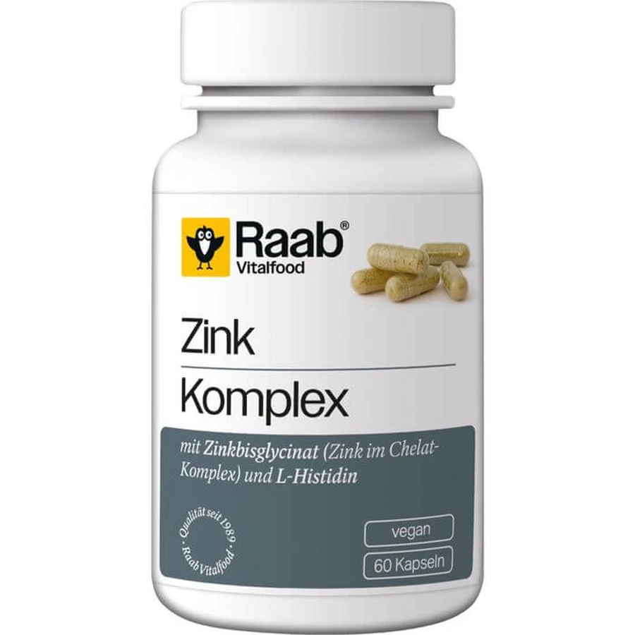 RAAB Vitalfood Zink Komplex Kapseln 60 St.