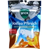 WICK IceTea bonbons à la pêche sans sucre 72 g