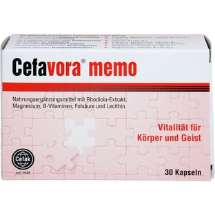 CEFAVORA memo capsules de gélatine molle 30 pcs.