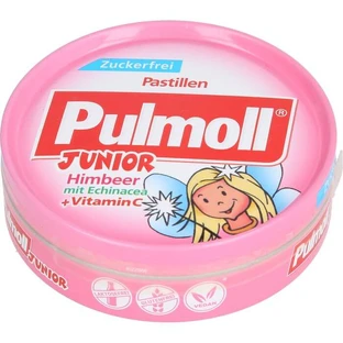 PULMOLL Junior Raspberry w.Echinacea+Vit.C zf Bon. 50 g