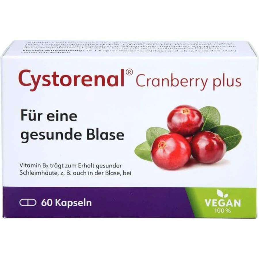 CYSTORENAL Cranberry plus Capsules 60 Capsules