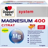 DOPPELHERZ Magnesium 400 Citrate system granules 40 pcs.
