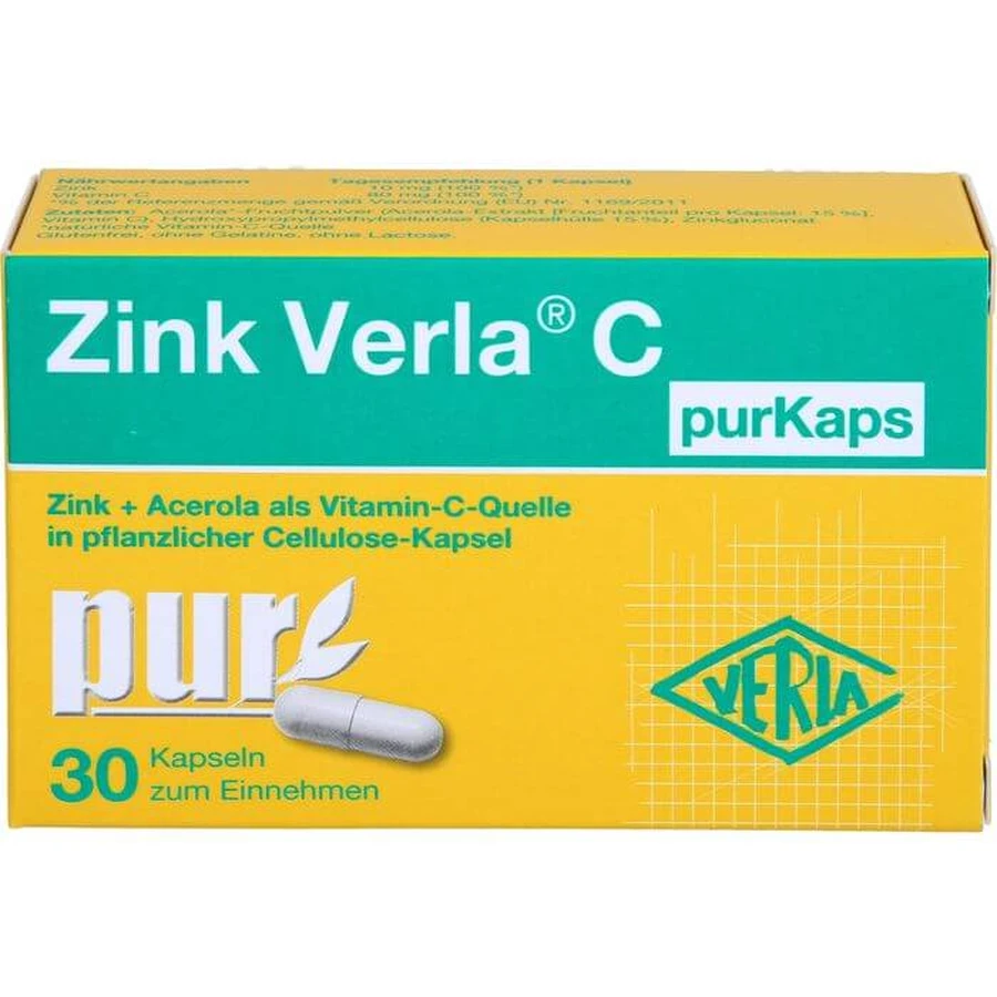 ZINK VERLA C purKaps 30 St.