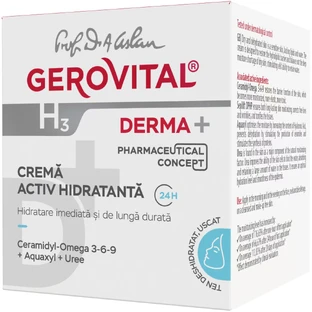 Gerovital H3 Derma+ Crema activa hidratante, 50 ml