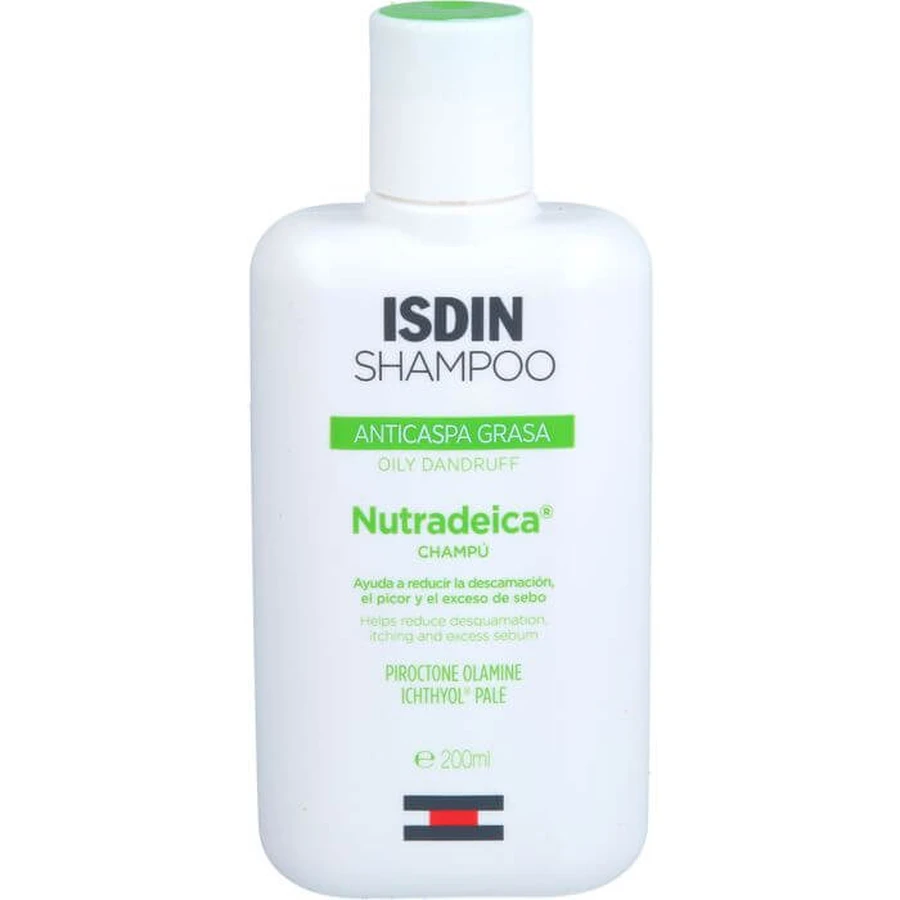 ISDIN Nutradeica Champú para caspa y cabello graso 200 ml