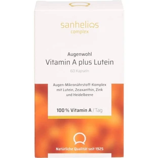 SANHELIOS Augenwohl Vitamin A plus Lutein Capsules 60 Capsules