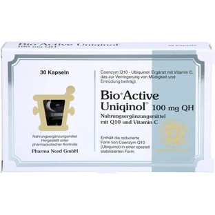 BIO ACTIVE Uniqinol 100 mg QH Pharma Nord Cápsulas 30 Cápsulas