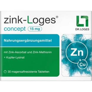 ZINK-LOGES concept 15 mg comprimidos con cubierta entérica 30 uds.