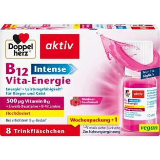 DOPPELHERZ B12 Intense Vita-Energy Botella para beber 8 uds.