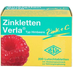 ZINKLETTEN Verla Pastillas para chupar de frambuesa 200 Cápsulas
