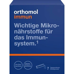 ORTHOMOL Immune direct granules raspberry/menthol 7 pcs.