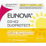 EUNOVA DuoProtect D3+K2 2000 I.E./80 µg Kapseln 30 St.