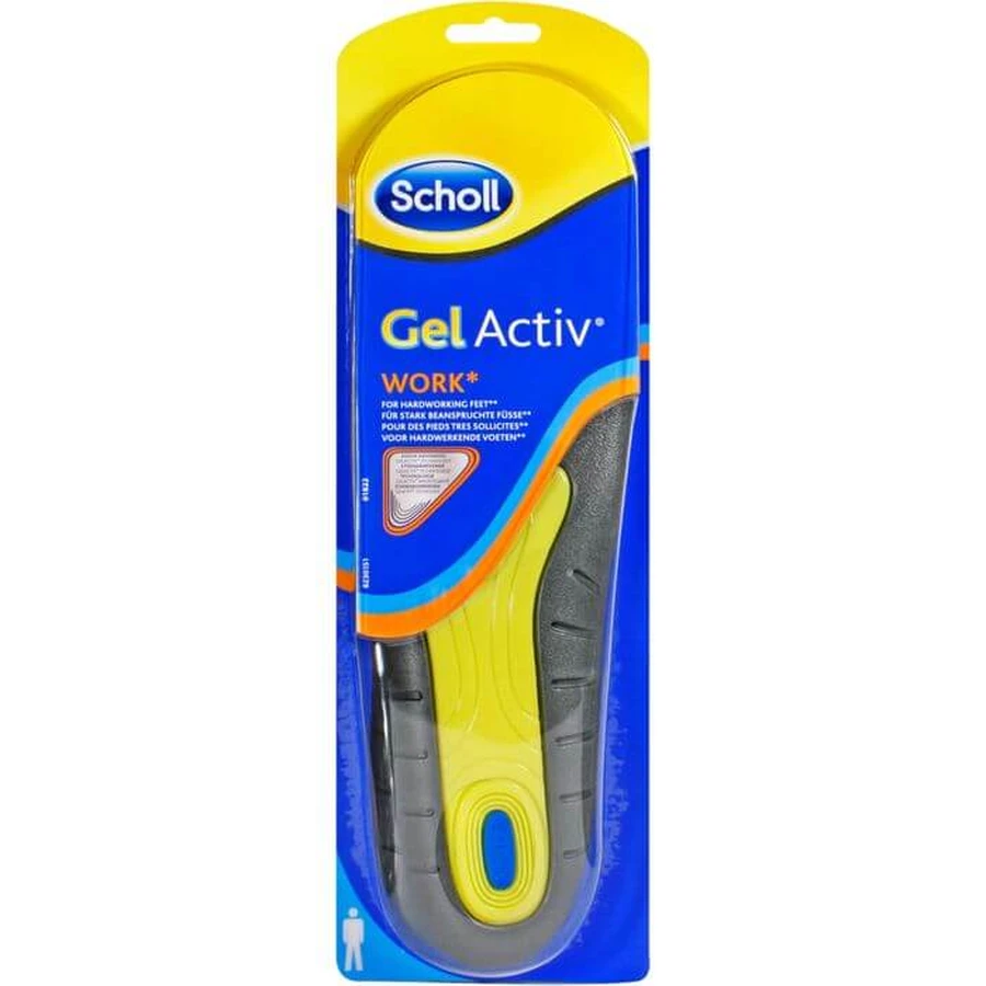 SCHOLL GelActiv insoles Work men 2 pcs.