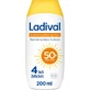 LADIVAL loción para pieles sensibles y normales FPS 50+ 200 ml