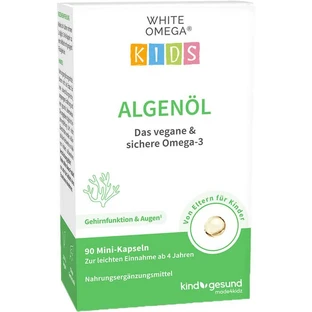 WHITE OMEGA Kids Algenöl Weichkapseln 90 St.