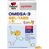 DOPPELHERZ Omega-3 Gel-Tabs family system 120 St.