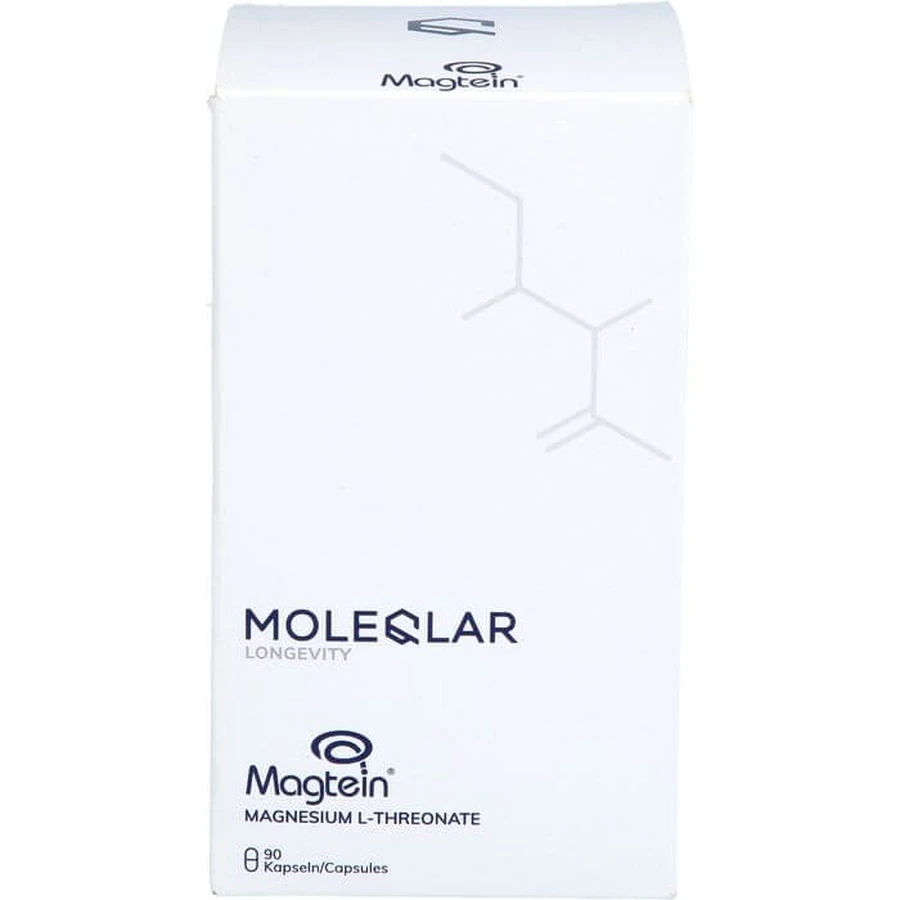 MOLEQLAR Magtein Magnésium-L-Thréonate Capsules 90 Capsules