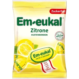 EM-EUKAL Citroensnoep suikervrij 75 g