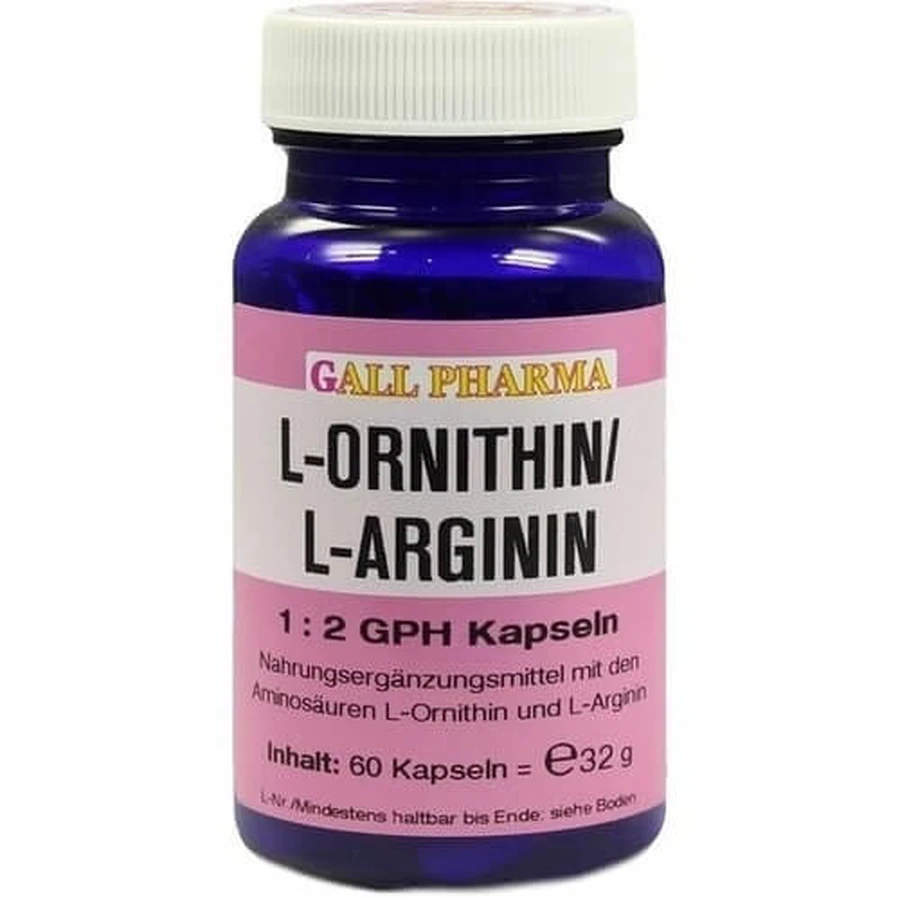 L-ORNITHINE/L-ARGININE 1:2 GPH Capsules 60 Capsules