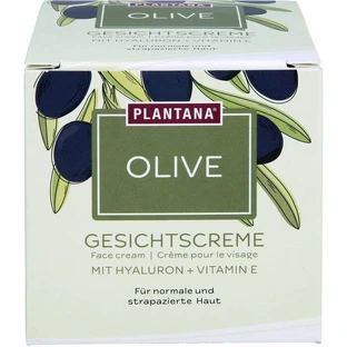 PLANTANA Crème pour le visage à l'olive Hyaluron et vitamine E 50 ml