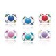 Bebe Dor round silicone pacifier with ring no.3 -103