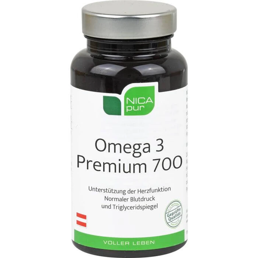 NICAPUR Omega 3 Premium 700 Capsules 60 Capsules
