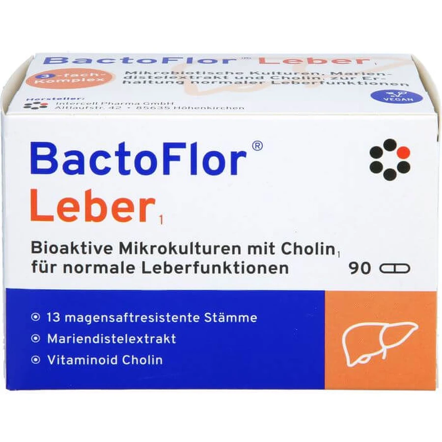 BACTOFLOR Liver Hard Capsules 90 Capsules