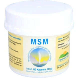 MSM 1000 mg capsules 80 stuks.