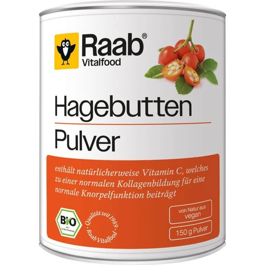 RAAB Vitalfood Hagebutte Bio Pulver 150 g